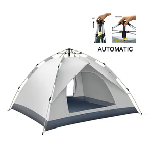 Tentes automatiques faciles à installer <span class=keywords><strong>pour</strong></span> le <span class=keywords><strong>camping</strong></span> en plein air, tente <span class=keywords><strong>de</strong></span> <span class=keywords><strong>camping</strong></span> hexagonale <span class=keywords><strong>pour</strong></span> 3 à 4 personnes, voyage 4 saisons, tente pop-up imperméable - Product Image 4