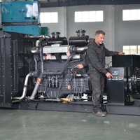 Générateur diesel à châssis ouvert Shangchai, démarrage électrique CC 200A, 1800 tr/min, ATS, haute efficacité, multi-tension 50/60Hz, multifonctionnel