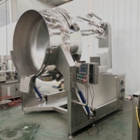 Personnalisation acceptée 100-500L machine commerciale de mélangeur de cuisson de bouilloire chemisée de chauffage de vapeur à vendre