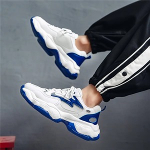 Chaussures de sport confortables à lacets pour hommes, de haute qualité, décontractées, noires, pour la course en plein air, automne/hiver - Product Image 6