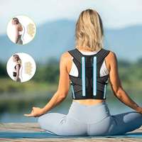 Ceinture de soutien lombaire ajustable pour adultes, correcteur de posture à compression, fournie directement par l'usine