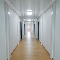 Casa Contenedor Prefabricada de Lujo China, Construcción Rápida, Tamaños de 20 pies, Empaque Plano con Materiales de Panel Sándwich de Acero para Hoteles