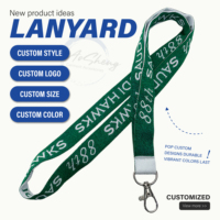 Cordón de Poliéster Ecológico Personalizado, Moderno y Promocional, con Correa Desmontable y Resistente para el Cuello, Ideal para Actividades