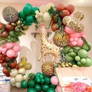 <strong>2026</strong> Hot Selling 104 PCS of Jungle Theme <strong>Balloon</strong> Garland for Kids Boys Birthday Party Baby Shower Decoration <strong>Balloon</strong> - Product Image 4