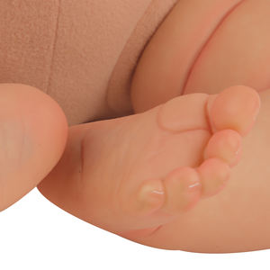 Venta al por mayor de muñecas de bebé Reborn de silicona no tóxica de cuerpo completo African American Crying Girl Adoptions Friendly Fabricación de silicona suave - Product Image 6