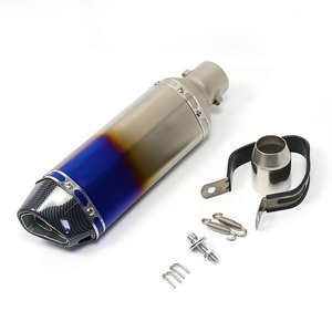 Silencieux d'échappement universel pour moto <span class=keywords><strong>Yoshimura</strong></span> R1000 R600 S750Z longueur 370mm, GSX-S1000 d'échappement en acier inoxydable - Product Image 6