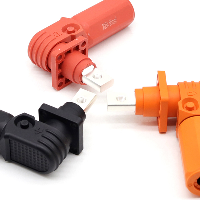 In Stock High Voltage Power 60A 120A 200A 350A Custom 500A Lithium Battery Terminal Energy Storage System Connector
