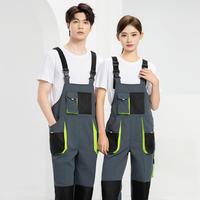 Pantalons et salopettes de travail Combinaisons une pièce renforcées résistantes à l'usure avec logo personnalisé pour le lieu de travail