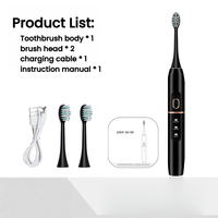 Cepillo de Dientes Eléctrico Sónico Inteligente Smileviva 2026 IPX8, Plegable, 4 Modos, Motor de Levitación Magnética, Carga Directa USB, DuPont