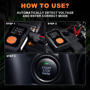 2400A 12V Car Jump Starter Emergency <strong>Battery</strong> <strong>Booster</strong> Pack Portable Power Bank for Car Motorcycle Truck - Product Image 6