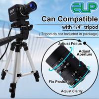 OEM ELP 4K Webcam CS 5-50mm 10X optik USB yakınlaştırma kamerası 4K 30FPS yüksek hızlı ücretsiz sürücü Webcam PC Laptop için