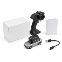 Voiture RC avec caméra 1:64, mini voiture RC télécommandée avec caméra, 2,4 GHz, 720P, WiFi, voiture jouet pour garçons, enfants, mini voiture électrique