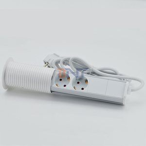 Prise de courant escamotable verticale BNT pour plan de travail de <span class=keywords><strong>cuisine</strong></span> avec chargeur USB rapide et prise personnalisable - Product Image 5