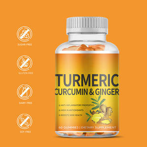 Vegan disetujui kunyit Kurkumin suplemen Gummies kunyit jahe Gummies Vegan kunyit dengan lada hitam - Product Image 5