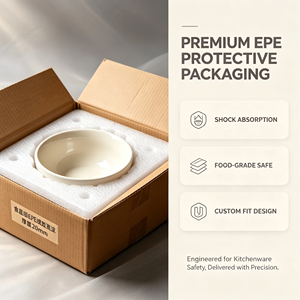 Perfil de Espuma EPE de Grado Alimenticio Personalizable, Embalaje Protector a Prueba de Golpes para Utensilios de Cocina - Product Image 5