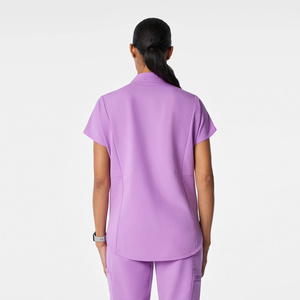 Completi Infermieristici da <span class=keywords><strong>Donna</strong></span>: Set <span class=keywords><strong>Divisa</strong></span> <span class=keywords><strong>Ospedaliera</strong></span> Medica Personalizzabile con Logo, Asciugatura Rapida e Dettagli Elastici Effetto Smerigliato - Product Image 3