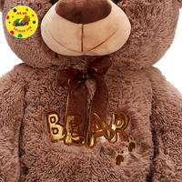 Ours en peluche géant personnalisé bon marché de taille énorme 100cm à 300cm gros ours en peluche avec remplissage en coton PP