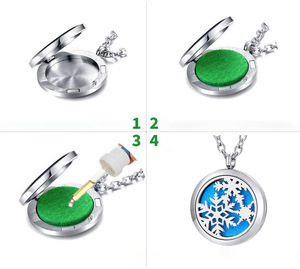 Fashion Diamond-free Life Tree Hollow Design Perfume <strong>Diffuser</strong> Aromatherapy Essential Oil Pendant <strong>Necklace</strong> - Product Image 2