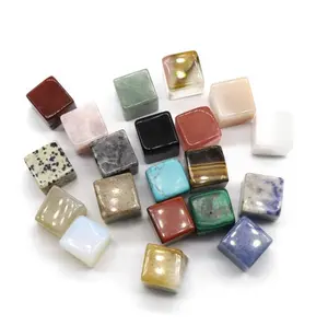 Natural crystal cubes semi-precious stones square-shaped synthetic stones mixed with 20 ice-cold stones whiskey ice-wine