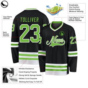 BETHERIVAL Uniforme de hockey sur glace pour entraînement d'équipe, 100% polyester, logo personnalisé, broderie en twill, écussons, vêtements de hockey sur glace - Product Image 2