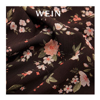 WI-B05 Fabrik Großhandel Crinkle Mode Stoff Chiffon Stoff Digitaldruck für Kleid und Rock