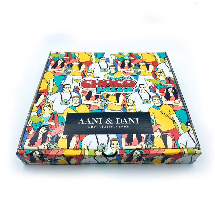 Wholesale High Quality Custom Printed Corrugated Cardboard Packaging Mailer Box For pizza food transportation