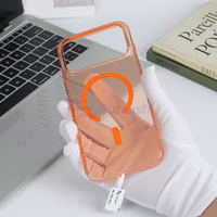 Nouvelle coque de téléphone magnétique transparente en acrylique PC avec chargement sans fil, plusieurs options de couleurs pour 17 Air, 16 Pro Max, 15, 14, 13, 12, Xr
