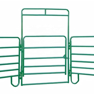 Thép ống tròn Hàn thị trường Mỹ bền di động ngựa ổn định Tấm và cổng cho ngựa hàng rào và Đào tạo - Product Image 1