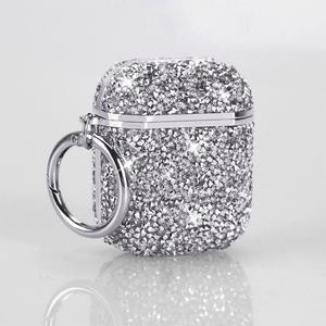 Estuche de Almacenamiento para Auriculares Inalámbricos de Diamantes de Lujo, Estuche para Auriculares con Diseño de Flores Imd para Auriculares Hone - Product Image 4