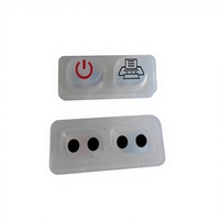 Claviers en caoutchouc silicone personnalisés avec boutons, dureté 20~90 ShoreA, pour l'industrie de la commande électronique grand public, certifiés RoHS/REACH