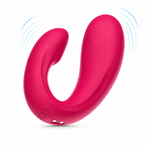 Jouet sexuel pour adultes, vibrateur portable en forme de U, contrôlé par application, stimulateur clitoridien et du point G, double moteur, silicone, vente en gros pour les couples - Product Image 1