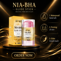 Sérum Solide Raffermissant avec Niacinamide BHA, Stick Liftant pour le Visage et le Cou 40g