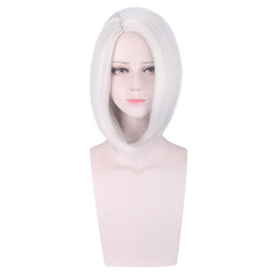 วิกผมคอสเพลย์สีขาวเงินแบบผมสั้นปานกลางสำหรับฮีโร่ออสในโอเวอร์วอชคนใหม่ - Product Image 2
