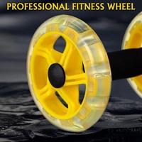ONESTARSPORTS Nouvelle tendance, nouveau design, double roue abdominale stable, roue abdominale multifonctionnelle, double rouleau abdominal