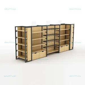 Wood Supermarket Shelves Display Retail Display Stand Hot Sale Dollar Stationary Convenience Store Shelving