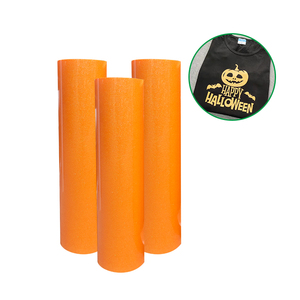 Film HTV pailleté Yuanfan en vrac, vinyle thermocollant haute température, flexible, extensible, facile à découper, le plus vendu, 27 couleurs, 50cm*25m - Product Image 1