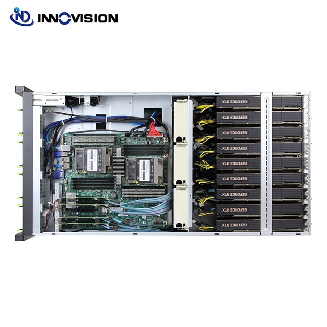 Deep Learning 4U 9GPU G09 Server Support Max 9 Graphic Card 4090 3090 3080 GPU