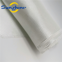 Tissu en fibre de verre ignifuge tissé uni 135 g/m² pour planche de surf