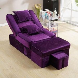 Sillón de Pedicura Eléctrico con Masaje, Reclinable, con Baño para Pies y Cama de Spa para Uso en Salón de Uñas - Product Image 2