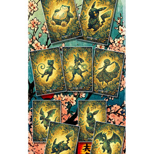MS Wholesale Slab de cartes à collectionner de style japonais, à l'effigie de Pokémon, dessinées à la main, gradées, de haute qualité, pour fans d'art, de jeux de société et de boosters d'<span class=keywords><strong>anime</strong></span> populaires - Product Image 6