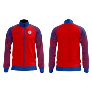 High Quality Men Sport Wear Suits Custom Soccer Wear Winter Training Football Jacket