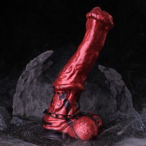 Hengst Hahn Dicker Hund Knoten Penis Dildo Gefängnis Monster Riesiger Penis Vaginal Masturbation Starker Saugnapf Big Anal Plug Spielzeug - Product Image 3