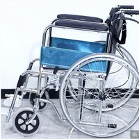 Fauteuil roulant pliable et économique pour hôpital, prix d'usine, CE ISO