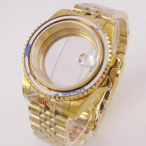 40mm impermeable NH34NH35NH36NH72NH70NH38NH39Movement dos tonos plata oro caja de reloj Seiko Mods cristal Jubilee pulsera - Product Image 4