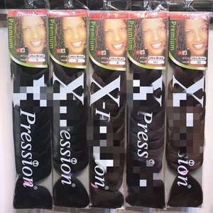 Prodotti di Tendenza Extension per Trecce in Fibra Sintetica 165g con Texture Yaki per Trecce all'Uncinetto e Box Braids Naturali per Donne di Colore - Product Image 6
