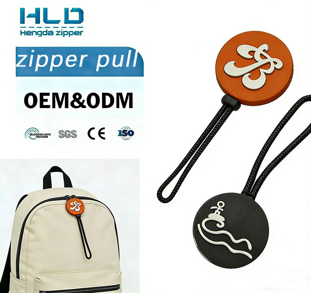 Hengda Factory Customized Zipper Puller Ecological Cheapest Zipper Puller Fancy Puller Zipper China