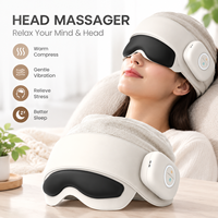 Masseur de tête électrique intelligent à pression d'air pour relaxation et thérapie oculaire, vente en gros d'usine, personnalisable