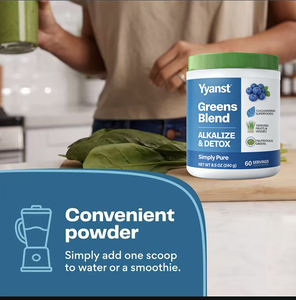 Polvo desintoxicante de vitaminas y minerales de alta calidad, verde, sin azúcar y sin gluten, que apoya la salud inmunológica. - Product Image 4