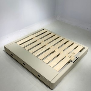 Modern Minimalist Tatami Bed With <b>Storage</b> Drawers Floor Standing Design Custom Made For Bedroom - Product Image 3