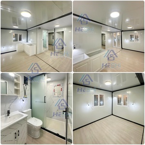 บ้านสำเร็จรูปแบบขยายได้ กันน้ำ ขนาด 20 ฟุต 40 ฟุต 1 2 3 4 5 ห้องนอน บ้านพับได้ขนาดเล็กสำหรับขนส่ง - Product Image 2